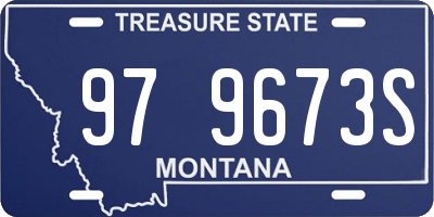 MT license plate 979673S