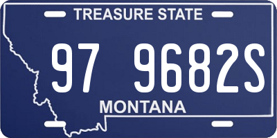 MT license plate 979682S