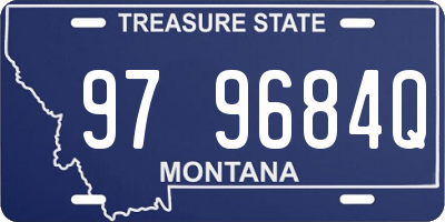 MT license plate 979684Q