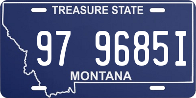 MT license plate 979685I