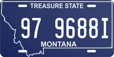 MT license plate 979688I