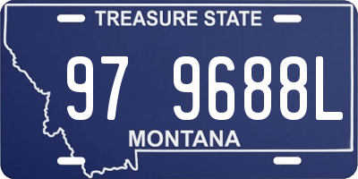 MT license plate 979688L