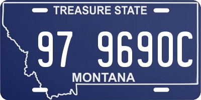 MT license plate 979690C