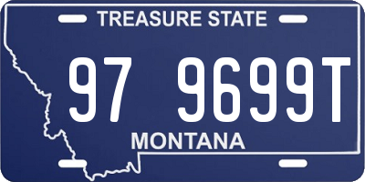 MT license plate 979699T