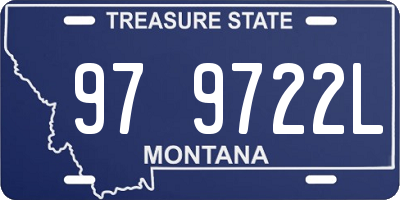 MT license plate 979722L