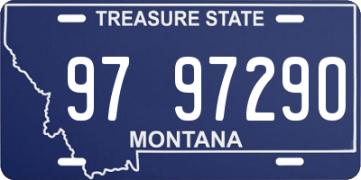 MT license plate 979729O