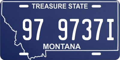 MT license plate 979737I