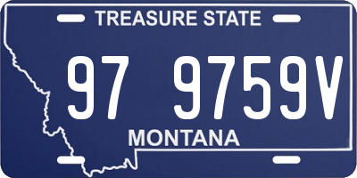 MT license plate 979759V