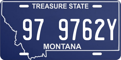 MT license plate 979762Y