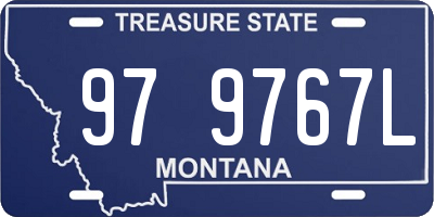 MT license plate 979767L