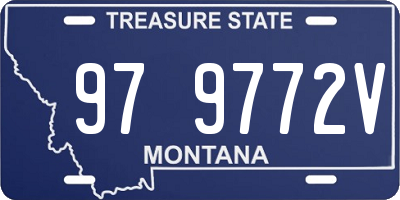 MT license plate 979772V