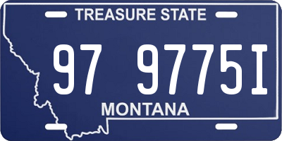 MT license plate 979775I
