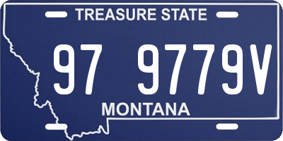 MT license plate 979779V