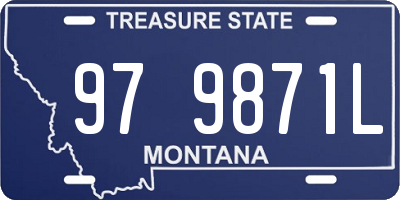 MT license plate 979871L