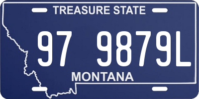 MT license plate 979879L