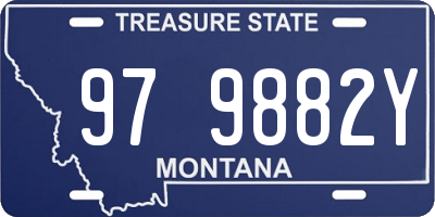 MT license plate 979882Y