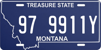 MT license plate 979911Y