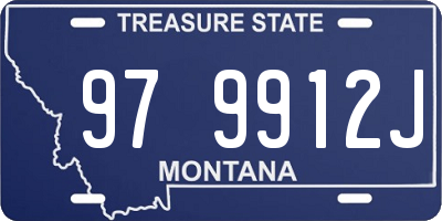 MT license plate 979912J