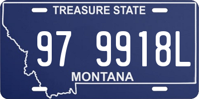 MT license plate 979918L