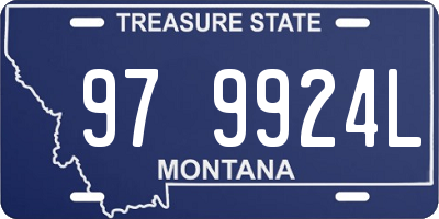 MT license plate 979924L