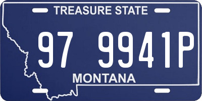 MT license plate 979941P