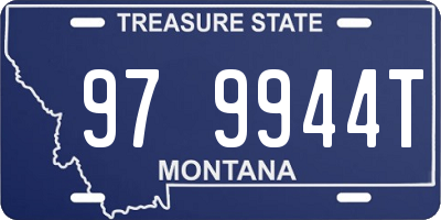 MT license plate 979944T