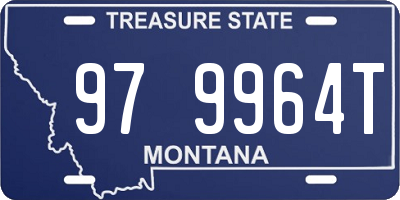 MT license plate 979964T