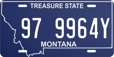 MT license plate 979964Y