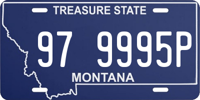 MT license plate 979995P