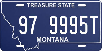 MT license plate 979995T