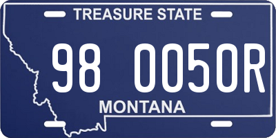 MT license plate 980050R