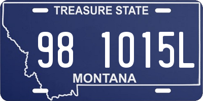MT license plate 981015L