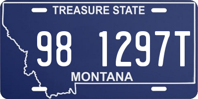MT license plate 981297T
