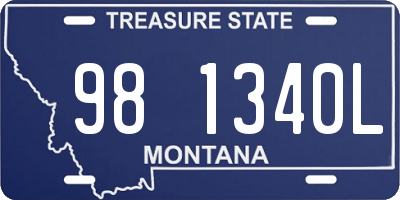 MT license plate 981340L