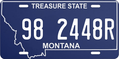 MT license plate 982448R