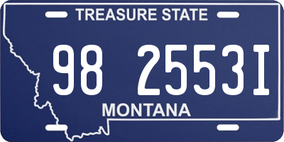 MT license plate 982553I