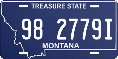 MT license plate 982779I