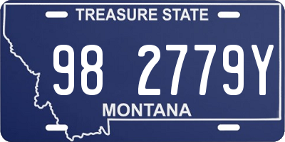 MT license plate 982779Y