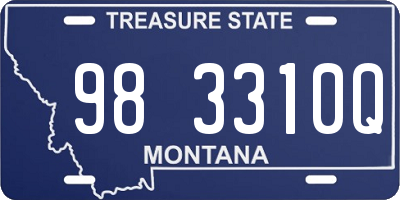 MT license plate 983310Q