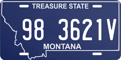 MT license plate 983621V