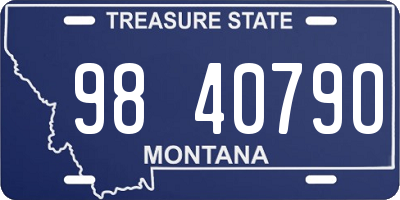 MT license plate 984079O