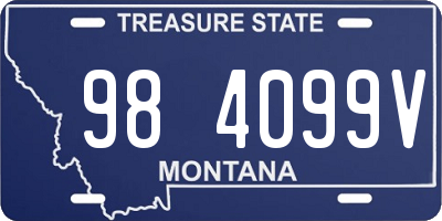 MT license plate 984099V