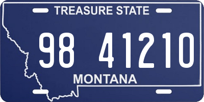 MT license plate 984121O