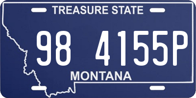 MT license plate 984155P