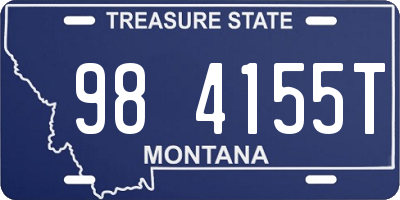 MT license plate 984155T