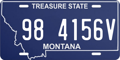 MT license plate 984156V