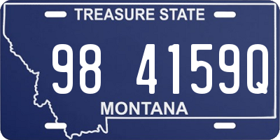 MT license plate 984159Q