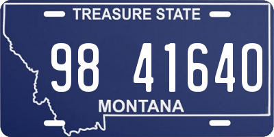 MT license plate 984164O