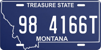 MT license plate 984166T