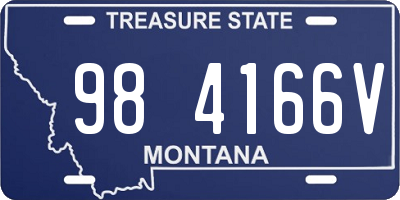 MT license plate 984166V